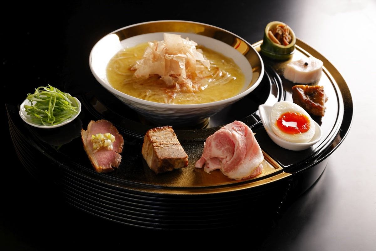 Golden Chicken Paitan Soba with Three Premium Meats